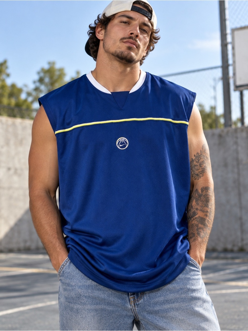 VINTAGE 90s NIKE SPORTS Jersey XXL